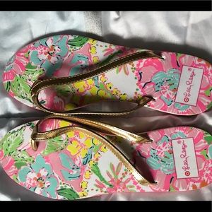Lilly Pullitzer for Target flip flops